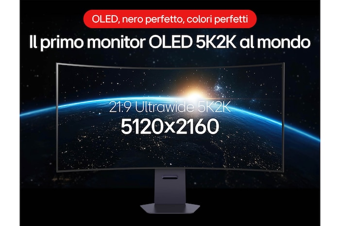 Il primo monitor OLED 5K2K al mondo Monitor Gaming 45GX950A-B